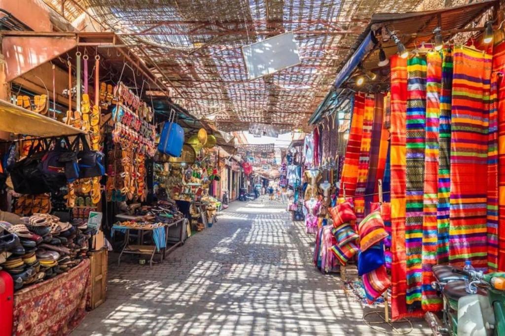 Sunny Terrace & Comfy Beds In Marrakech Apartment Marrakesh Bagian luar foto