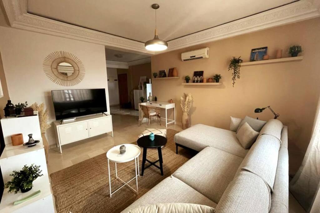 Sunny Terrace & Comfy Beds In Marrakech Apartment Marrakesh Bagian luar foto