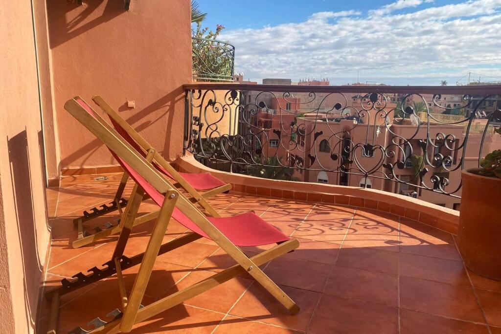 Sunny Terrace & Comfy Beds In Marrakech Apartment Marrakesh Bagian luar foto